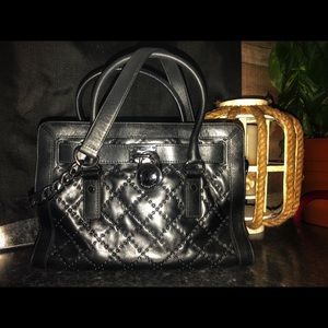 Michael Kors Hamilton Studded Satchel